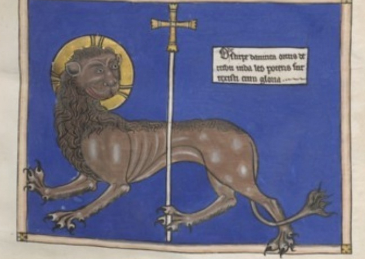 Фрагмент манускрипта «Книга цветов», XIII век, Национальная библиотека Франции.