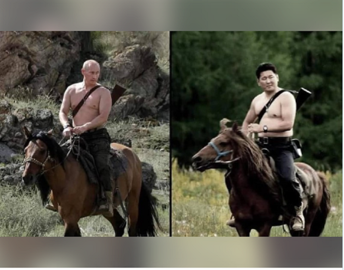 Ухнаагийн Хурэлсух копирует своего кумира