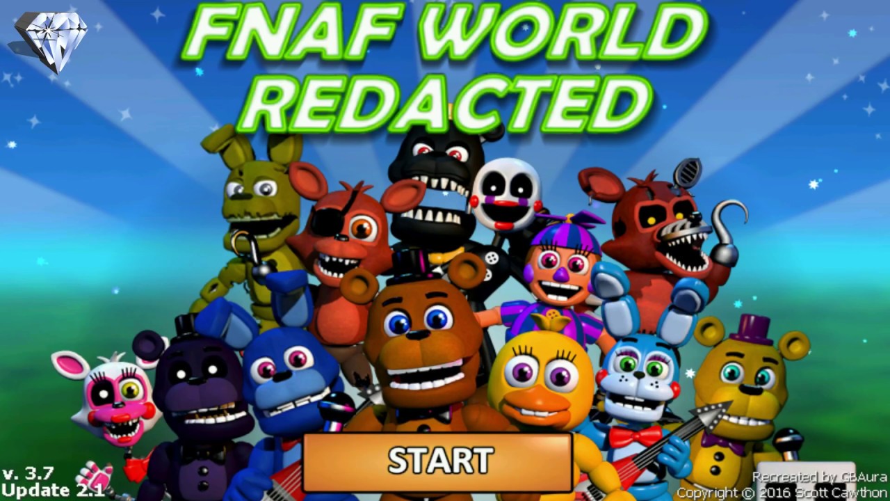 FNaF World Redacted БОСС СОВА ПОБЕДА!, Канал АЛМАЗНЫЙ