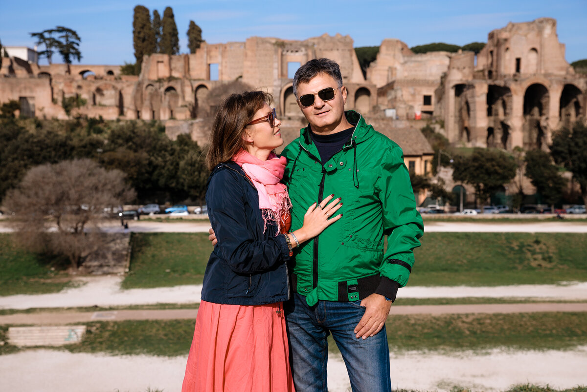 Это я - Марина в Риме и Клод