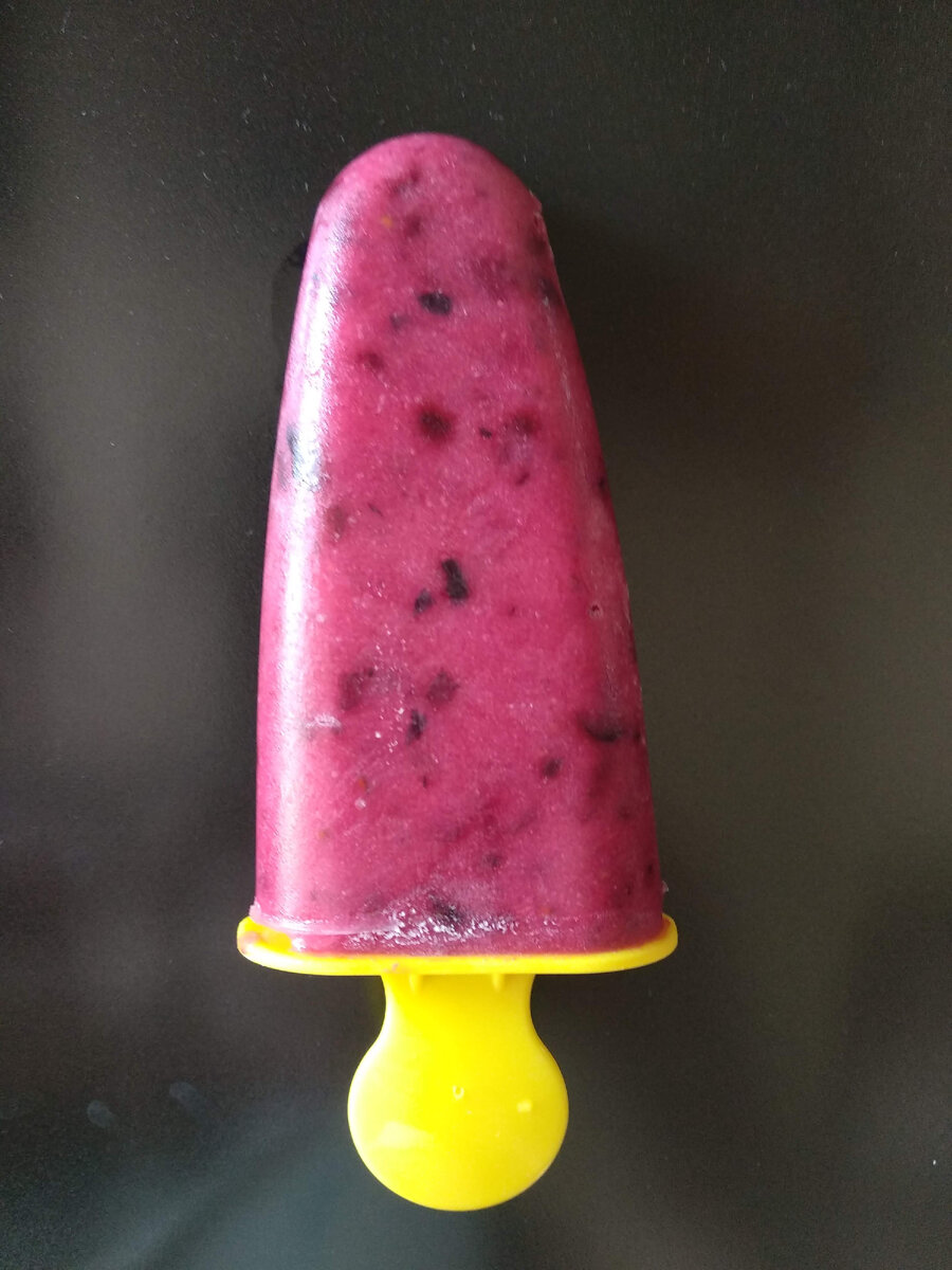 Вот такая красота получилась. Это сорбет. Все фотографии в этой публикации сделаны автором. 