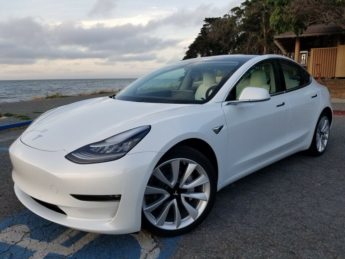 Tesla model 3 White