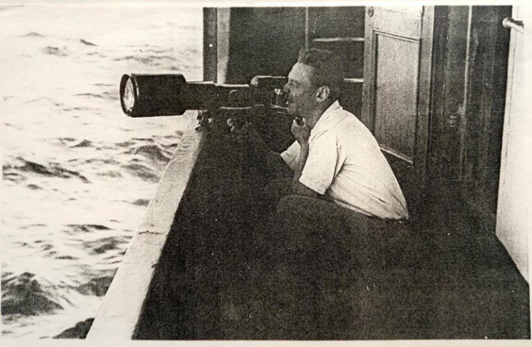 Испытания фоторужья «Фотоснайпер ФС-3», (с)Аукционный дом Leitz Photographica 