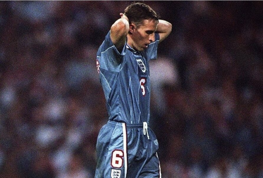 Гарет Саутгейт после незабитого пенальти в 1996-м. Фото Reuters