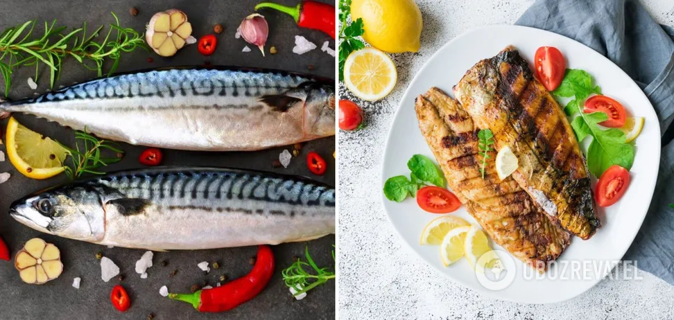 Запеченная скумбрия 