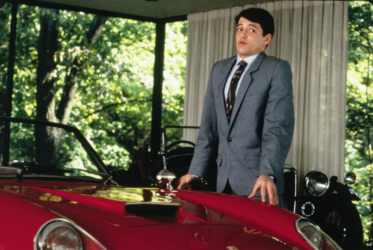 Кадр из фильма "Выходной день Ферриса Бьюллера", 1986 г.