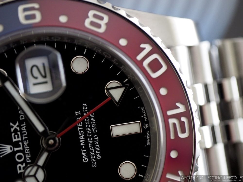 Ещё одна фотография Rolex GMT-Master II крупным планом