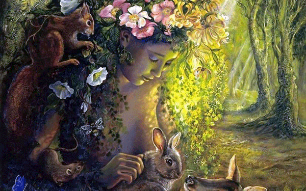 Яндекс картинки. Ostern turns her bird into a bunny. Остара превращает свою птицу в зайца.