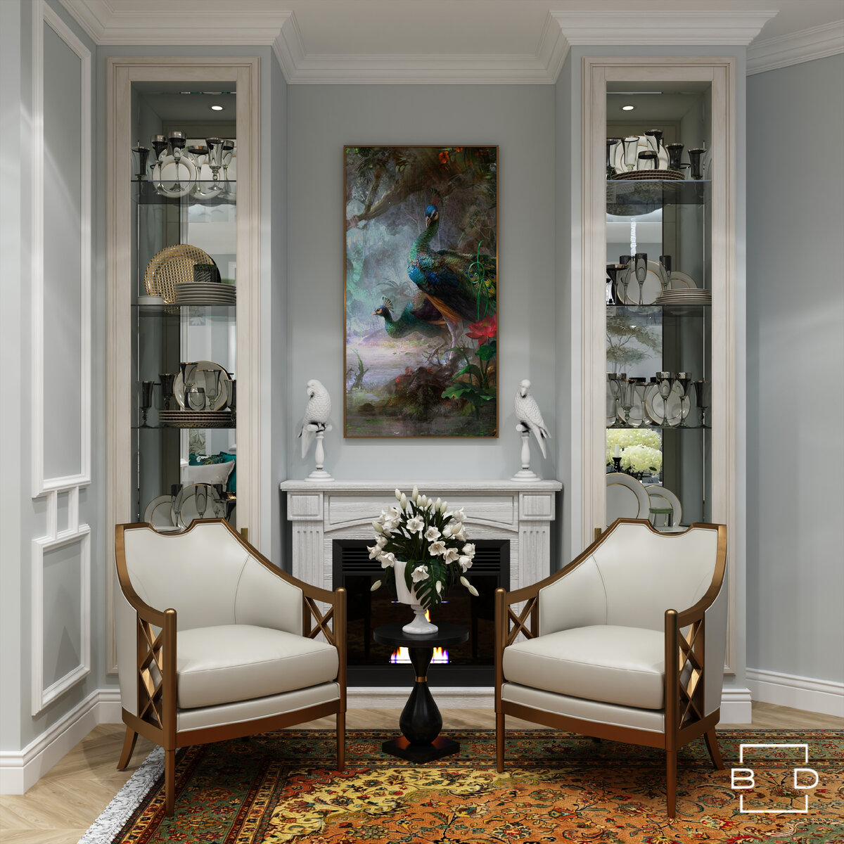 Дизайн-проект с элементами русской этники 