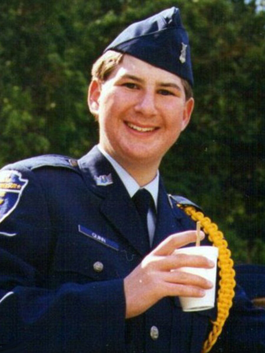 Зебб Куинн во время обучения в Корпус подготовки офицеров запаса