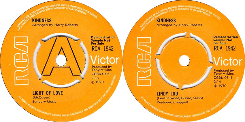 UK, 1970 - RCA Victor – RCA 1942
