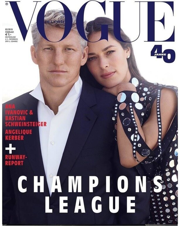     Обложка Vogue со Швайнштайгером и Иванович.
