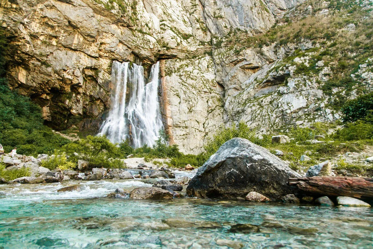 Гегский водопад Абхазия