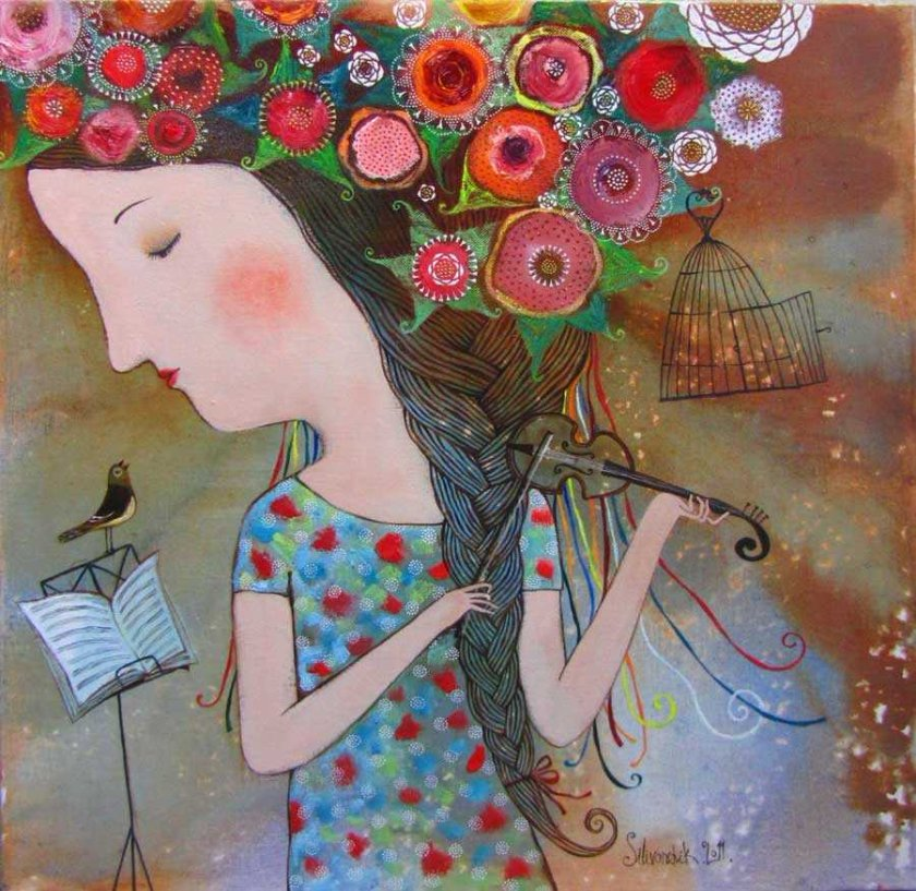 иллюстрация- картина Марианны Клачевой