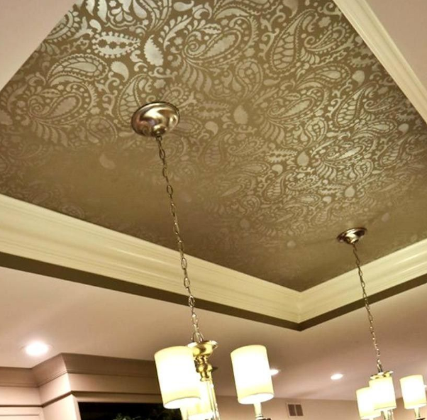 Тканевый натяжной потолок в квартире