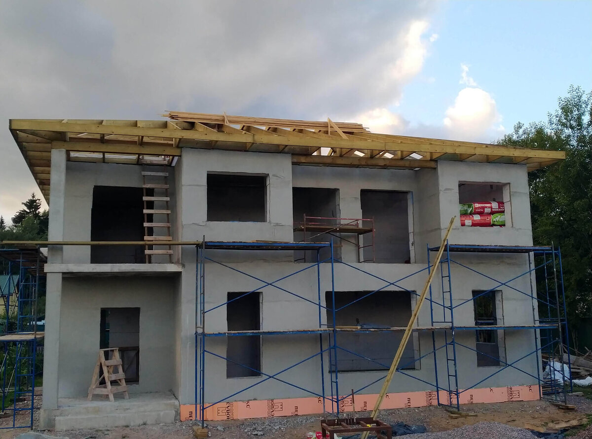 Дом из газоблоков