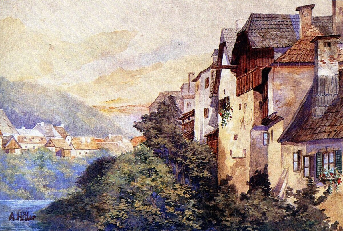 Картина А. Гитлера. 