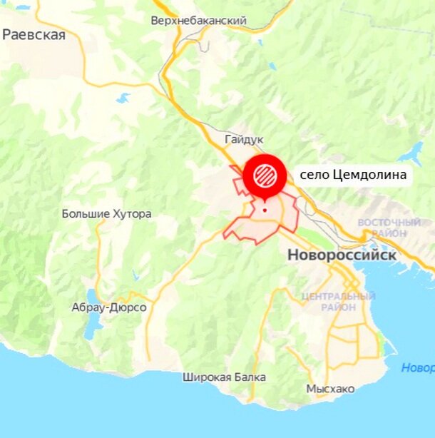 Скриншот с Яндекс.Карты