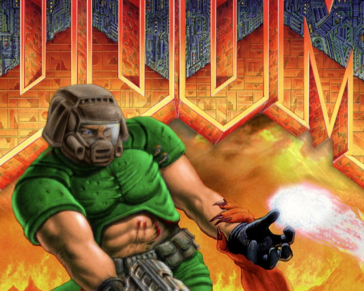 Первый дум. Doom 1993 обложка. Doom 1993.