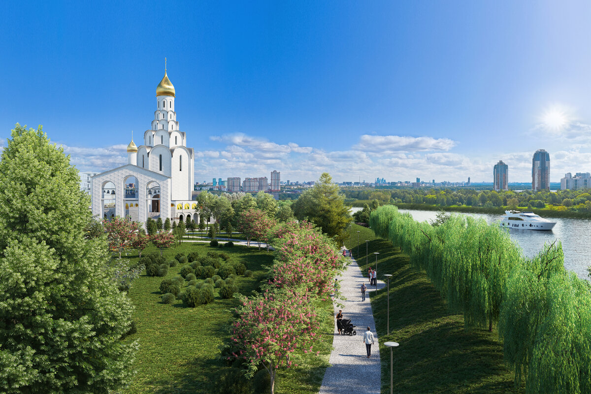 Экопарк Primavera расположен на Покровской набережной