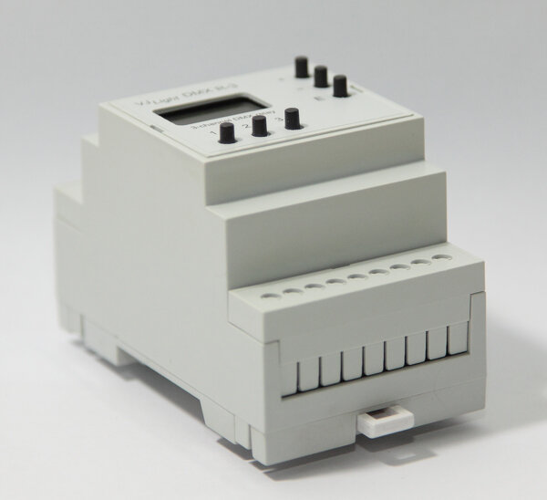 VJLight DMX-R3. DMX реле на DIN рейку 3 канала. https://shop.show-device.ru/VJLight-DMX-R-3.html