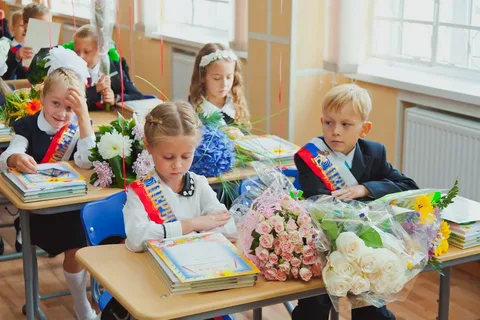 1 сентября первый раз в первый класс