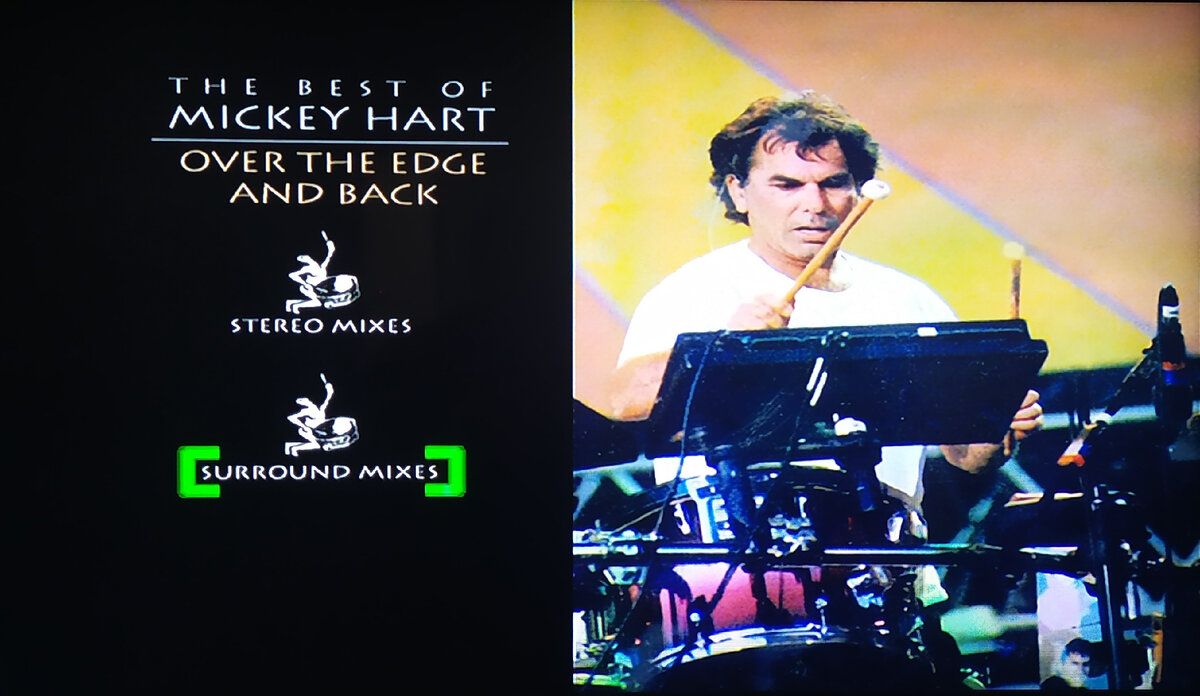 Mickey Hart "The Best of Mickey Hart: Over The Edge And Back" DVD-Audio - sound