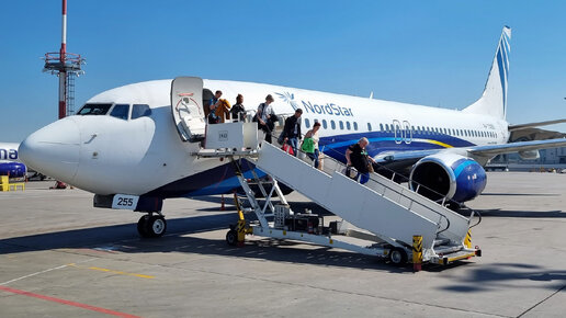 Boeing 737-800 а/к NordStar, рейс Норильск - Санкт-Петербург