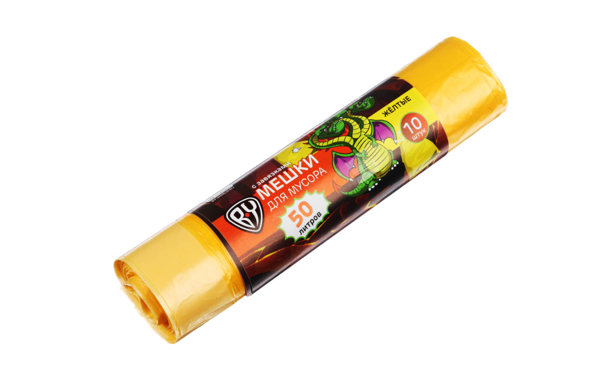 Мешки для мусора с завязками