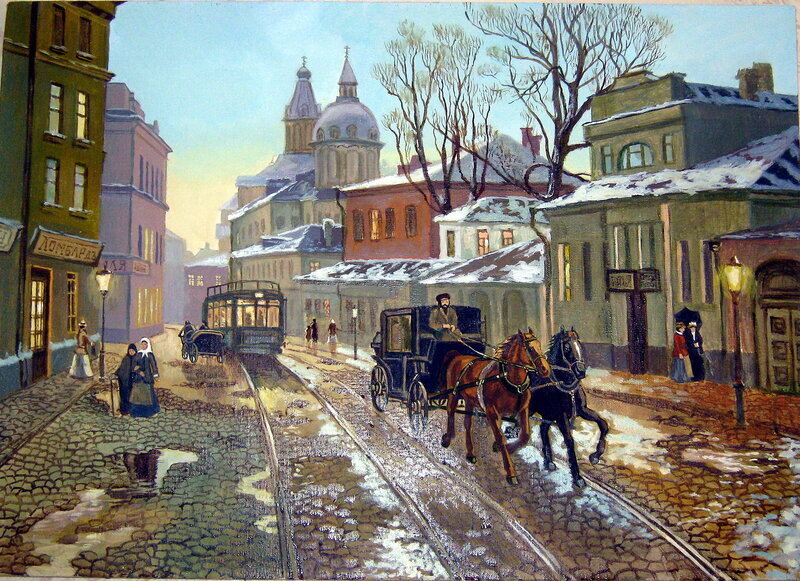 Старая москва картины