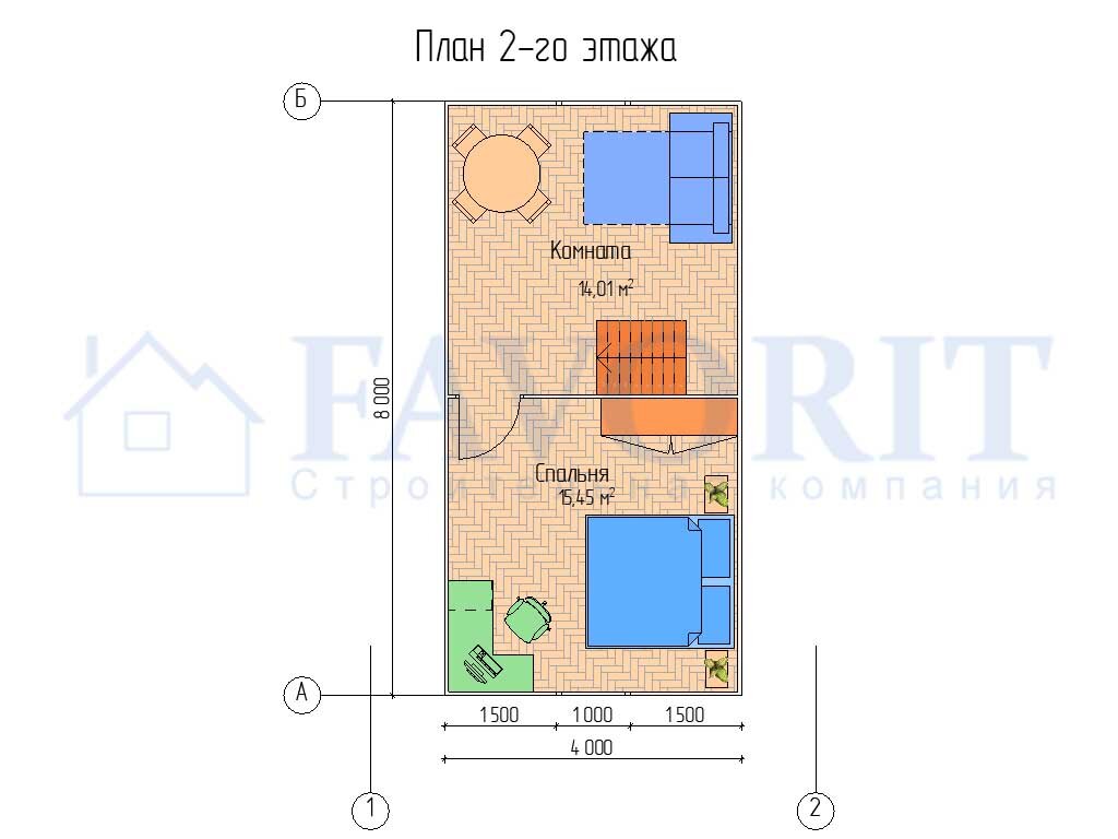 План второго этажа