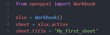 Фрагмент кода из программы pyexcel1.py