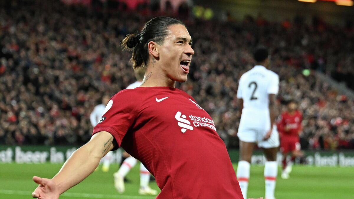    Форвард "Ливерпуля" Дарвин Нуньес© пресс-служба клуба "Ливерпуль"