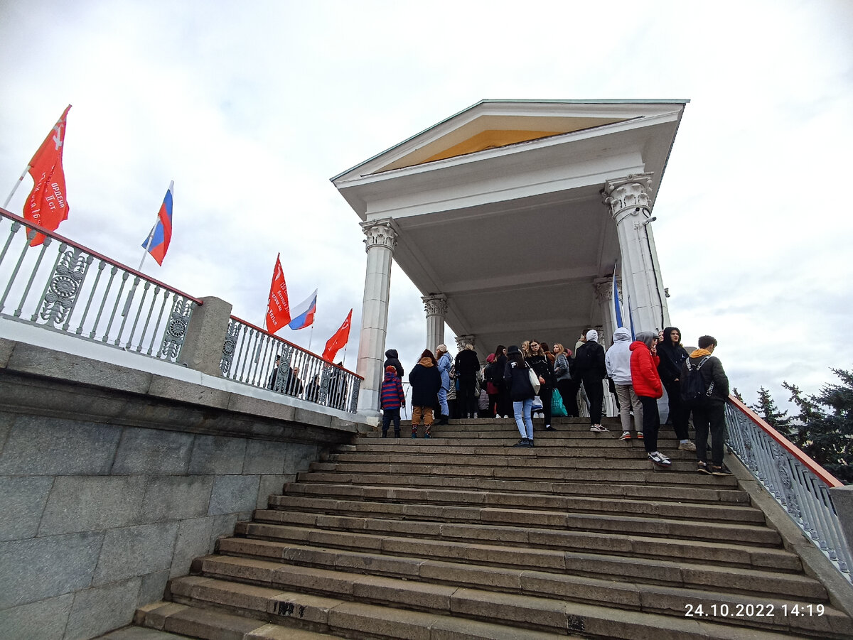 Пропускной пункт к "Поезду Победы".