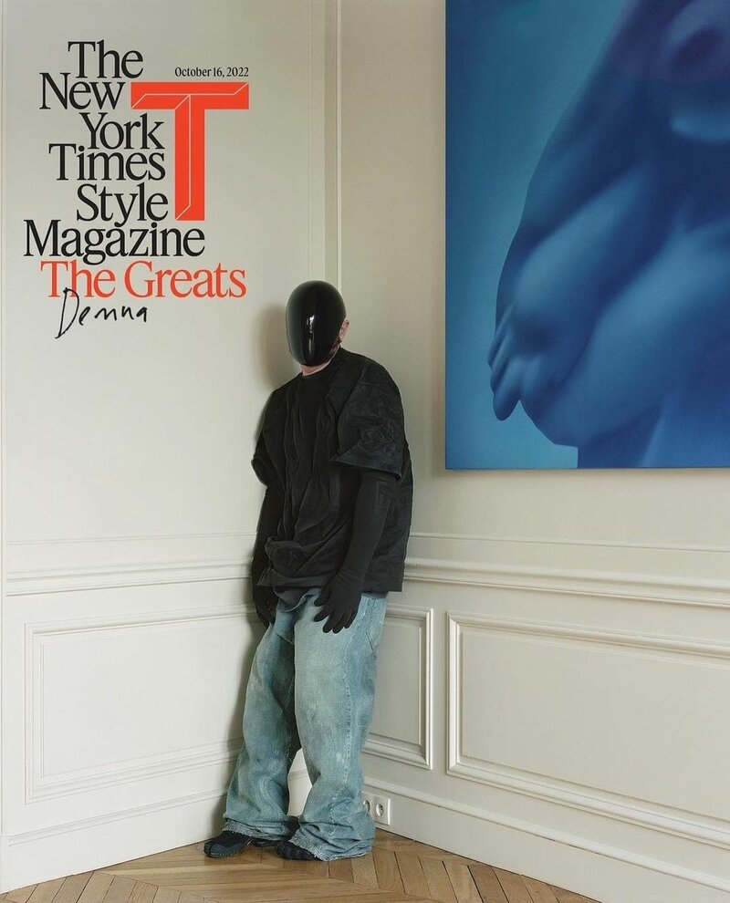 Демна на обложке The New York Times Style Magazine