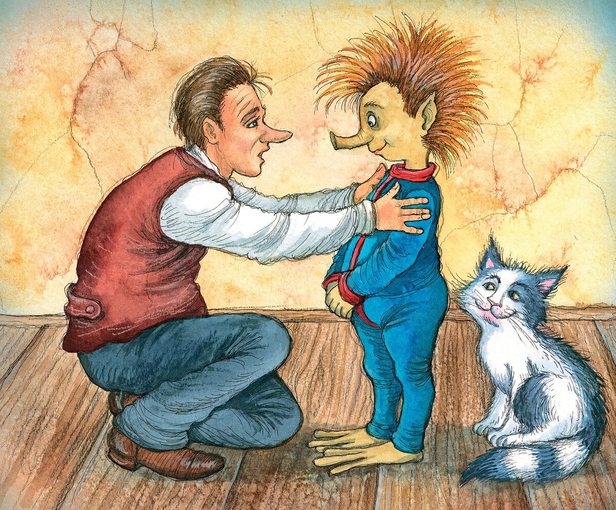 Субастик и господин Пепперминт. Иллюстрация Ирины Петелиной