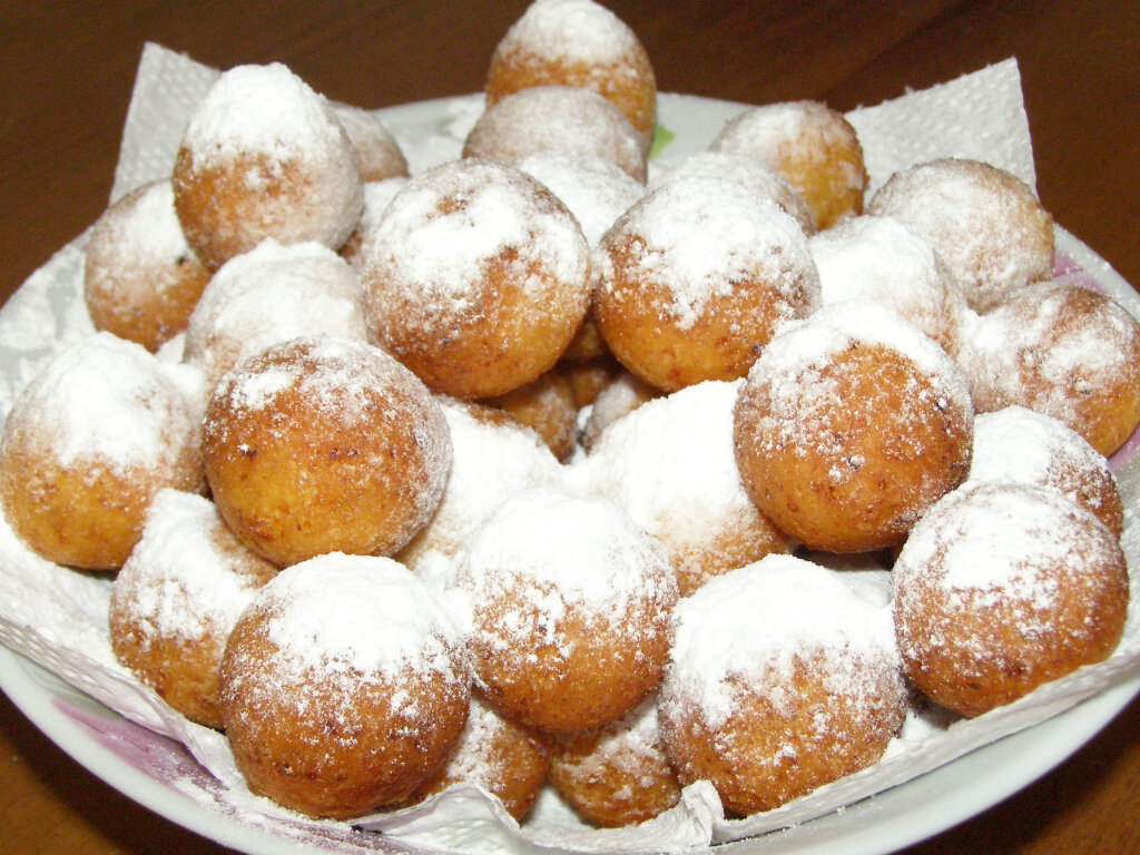 Снежные шарики десерт