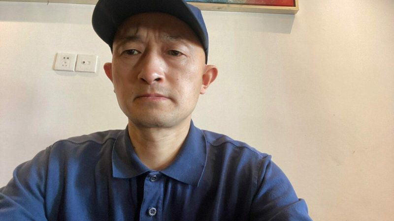 Чжан Хай в своём доме в Ухане, провинция Хубэй в центральном Китае, 31 января 2021 года. (Courtesy of Zhang Ha)