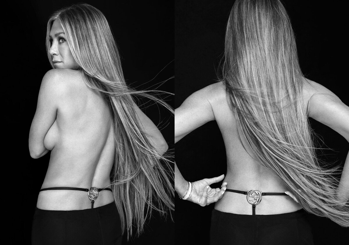    Дженнифер Энистон снялась в винтажных стрингахAllure