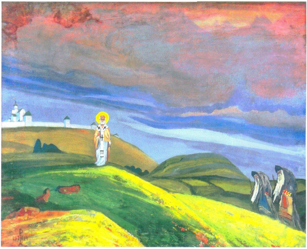 Николай Рерих. Николай-Угодник, 1914