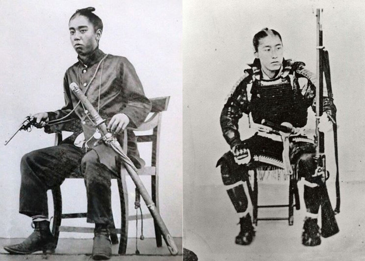 Многие «последние самураи» в реальности не брезговали огнестрельным оружием.