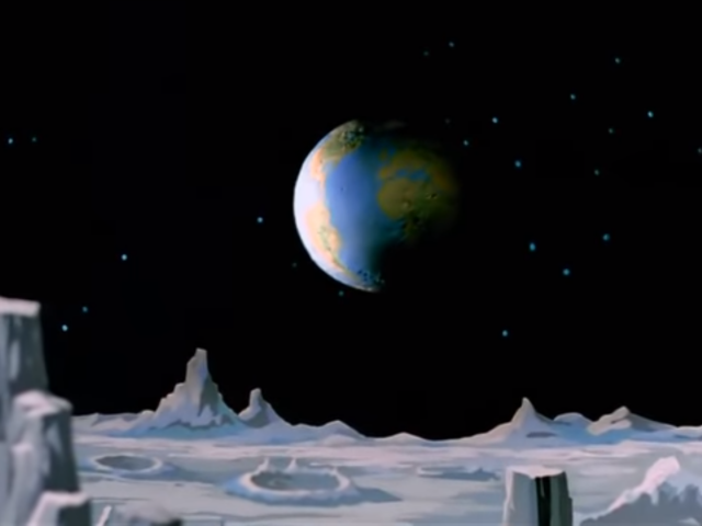    Земной шар сторонним взглядом Цитата из м/ф «Незнайка на Луне». Реж. Юрий Бутырин, Александр Люткевич. 1997. Россия