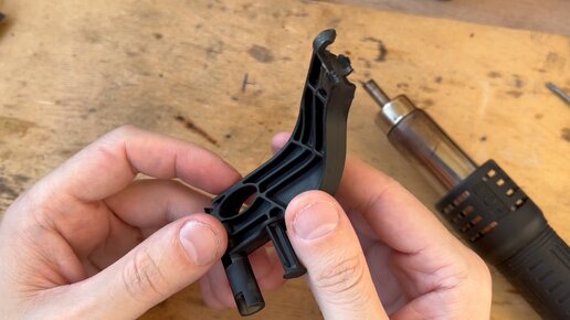 Как качественно восстановить сломанное крепление из пластика, чтобы оно ...