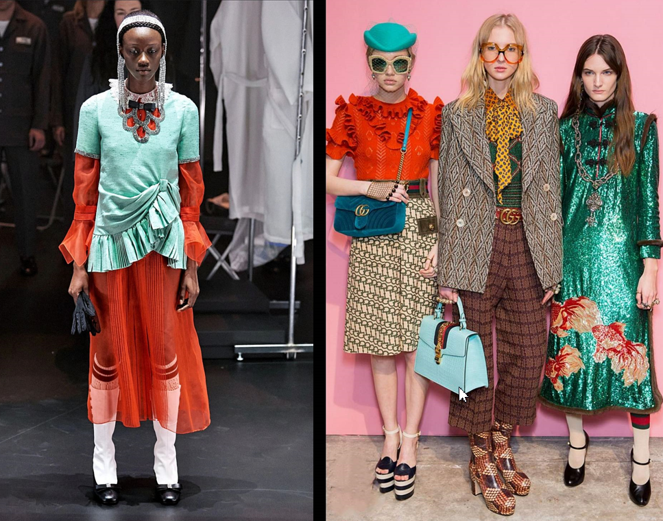 Фото из сети интернет. Из коллекций Гуччи