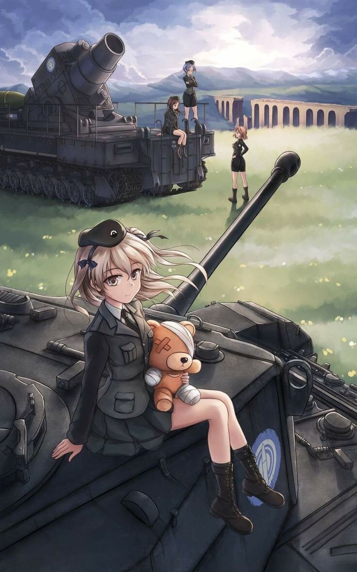 Girls und panzer. Взято из источника: http://anime.reactor.cc/post/3587497?next=random