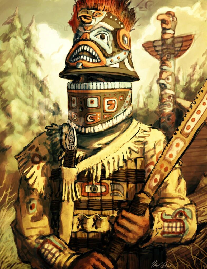 Тлинкитский воин