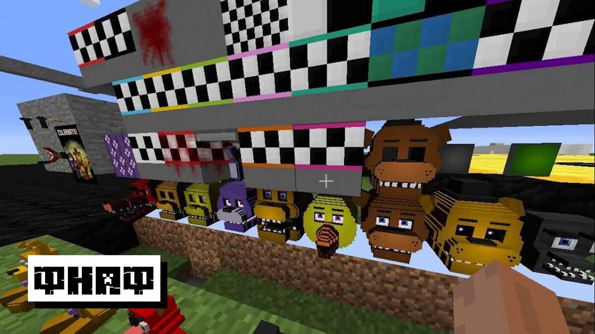 Fnaf mod minecraft. ФНАФ 1 майнкрафт. Мод на ФНАФ. Мод на майнкрафт ФНАФ. Текстур пак ФНАФ.