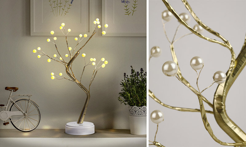 Светодиодная новогодняя фигура ЭРА ЕGNID-36W жемчужное дерево 36 LED 