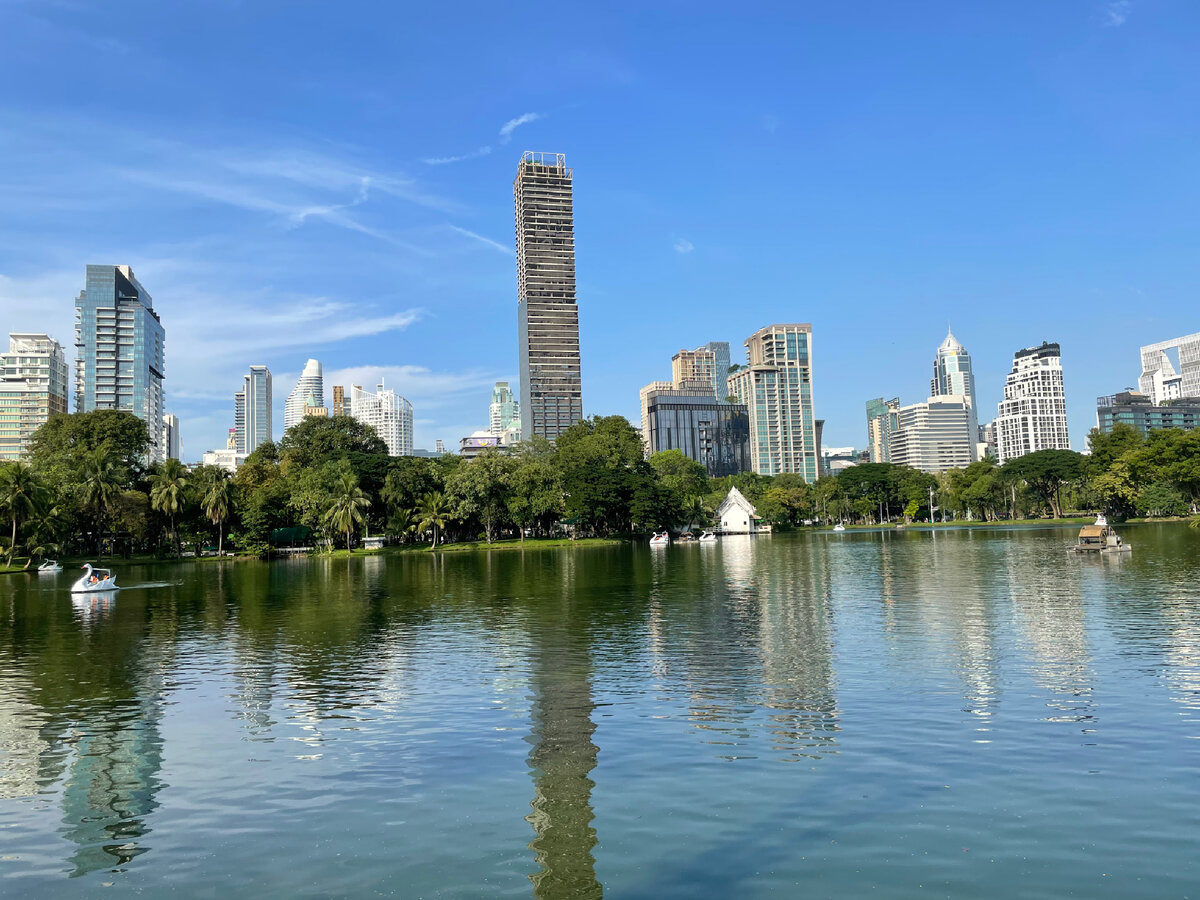 Озеро в парке