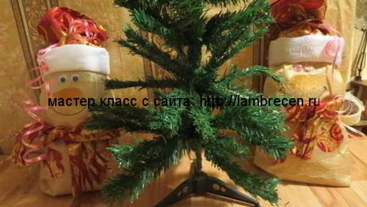  Снеговики упаковки для конфет к Новому Году своими руками